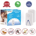 Ultrason Souris Et Rats,Répulsif Ultrason Anti-Rongeurs Insectes,Électronique Plug-in Pest répulsif Anti Moustiques,Les Souris,Rats,Mouches,cafards,Fourmis et rongeurs avec lumière de Nuit Bleue
