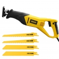 Scie sabre URCERI 800W. 0-2800 tr/min, hauteur de coupe 115mm. Longueur 20 mm, cette scie égoïne supporte jusqu’à 4 lames. Longueur de cordon 2 mètres. Idéal pour la coupe de carreaux, le bois et métal.
