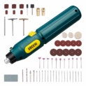 URCERI Outil Rotatif Multifonction Sans fil avec 60Pcs Mini Meuleuse Electrique 3,7V 2000mAH Li-on Support Jusqu’à 3H, Idéal Pour Projets de Bricolage Polissage Gravure Élimination de la Rouille