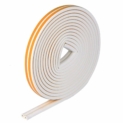 VIDEN Bande de Joint D-Profil, Auto-adhésive anticollision d’étanchéité en Caoutchouc imperméable pour la Fenêtre/Le Fond Boudin de Porte/Rouleau Insonorisation, Jaune/Blanc