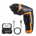 Visseuse sans fil TACKLIFE SDP50DC. Tournevis électrique rechargeable. Livrée avec 31 accessoires