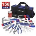WORKPRO Kit d’Outils 156 Pièces avec Sac Durable | Caisse à Outils Parfait pour Bricolage