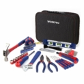 WORKPRO Kit d’Outils avec Sac de Rangement pour Usage Domestique ou du Travail 100 Pièces