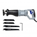 WORKPRO Scie Sabre 710W 0~2800 trs/min Vitesse Variable avec Mécanisme de Changement Rapide de Lame, Profondeur de Coupe Bois/Métal: 115/4 mm – Coupe de précision 4 Lames Incluses