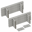 Yahee 20pcs poignées meuble inoxydable T barre pour armoire tiroir placard portes 128mm