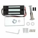 Serrure électrique magnétique 60 kg 135Lbs. Serrure électromagnétique pour système de contrôle d’accès. Verrouillage de porte magnétique DC 12V, sécurité extérieure et intérieur
