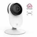 YI Caméra de Surveillance 1080p Caméra de sécurité Caméra IP Espion Bébé Moniteur Wifi avec Objectif Grand Angle Service Cloud Disponible – Blanche
