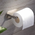 Porte-rouleau de papier toilette auto-adhésif en acier inoxydable